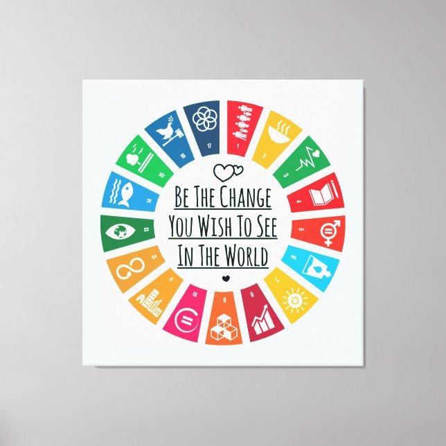 Die Veränderung Leinwanddruck (Vorderseite)