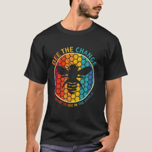 Die Veränderung sein, die Sie in der Motiva der We T-Shirt