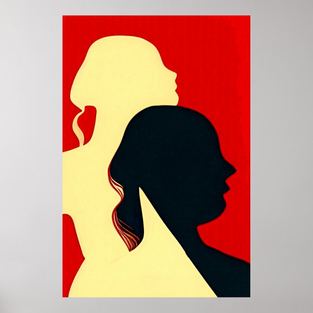 Die Verbindung, ArtPrint, zeitgenössische Kunst, Poster (Vorne)