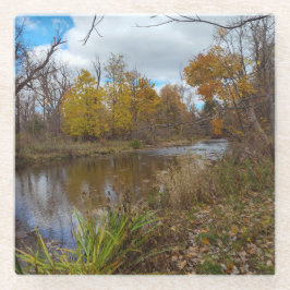 Die Verbindung der Saison Glasuntersetzer