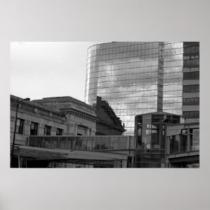Die Verbindung im Kansas- Cityarchitektur-Foto Poster