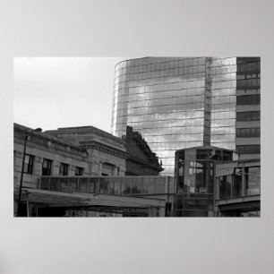 Die Verbindung im Kansas- Cityarchitektur-Foto Poster