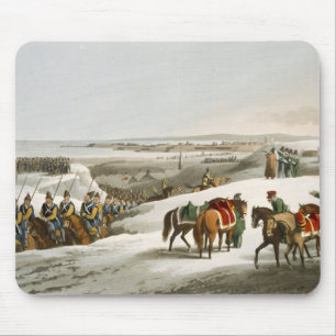 Die Verbündeten vor Dantzic im Winter, graviert Mousepad