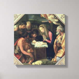 Die Verehrung der Hirten, c.1640-42 Leinwanddruck