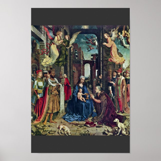 Die Verehrung der Könige durch Jan Gossaert (Beste Poster (Vorne)