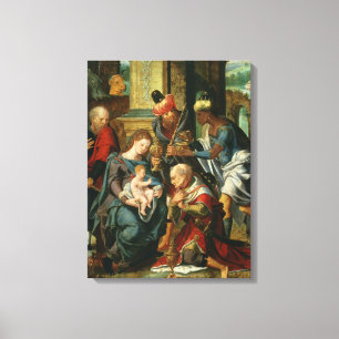 Die Verehrung der Magi, 1530 Leinwanddruck