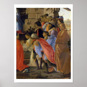 Die Verehrung der Magi, die Details der Darstellun Poster