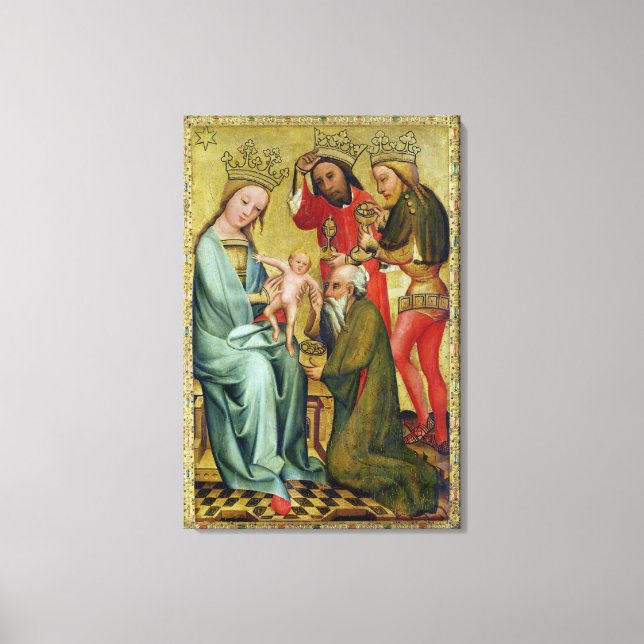 Die Verehrung der Magi Leinwanddruck (Vorderseite)