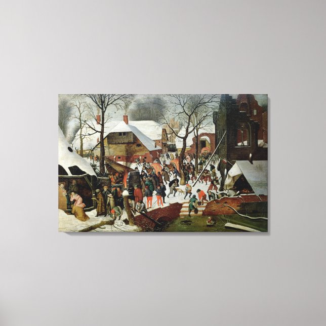 Die Verehrung der Magi Leinwanddruck (Vorderseite)