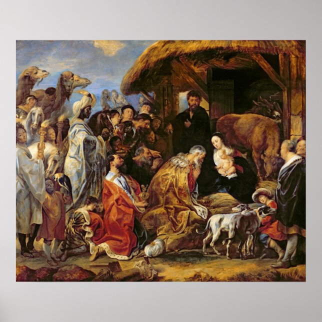 Die Verehrung der Magi Poster (Vorne)