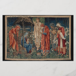 Die Verehrung der Magi (von Edward Burne-Jones) Briefpapier
