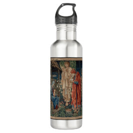 Die Verehrung der Magi (von Edward Burne-Jones) Edelstahlflasche