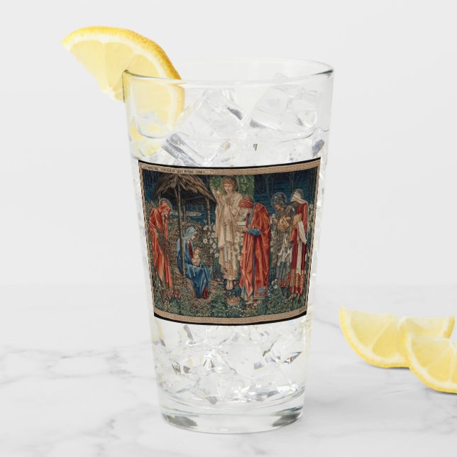 Die Verehrung der Magi (von Edward Burne-Jones) Glas (Vorderseite Ice)