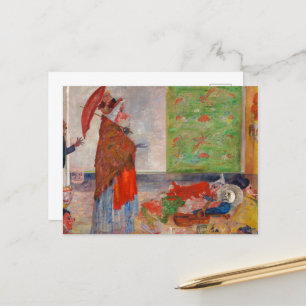 Die Verehrung der Maskenwohnung durch James Ensor Postkarte