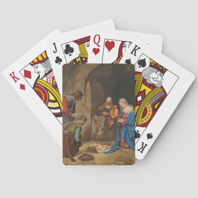 Die Verehrung der Schäfer, 1505-10 Spielkarten (Rückseite)