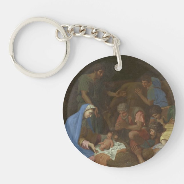 Die Verehrung der Schäfer circa 1653 Schlüsselanhänger (Vorderseite)