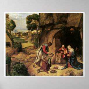 Die Verehrung der Schäfer, Giorgione Poster