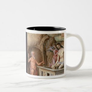 Die Verehrung der Schäfer Zweifarbige Tasse