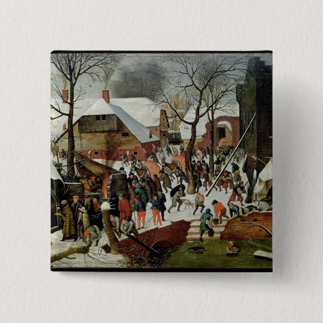 Die Verehrung der Weisen Button (Vorderseite)