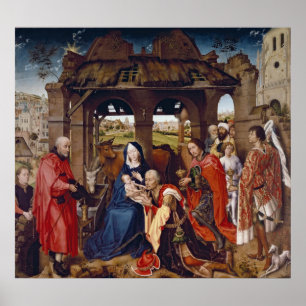 Die Verehrung der Weisen, c.1455 Poster