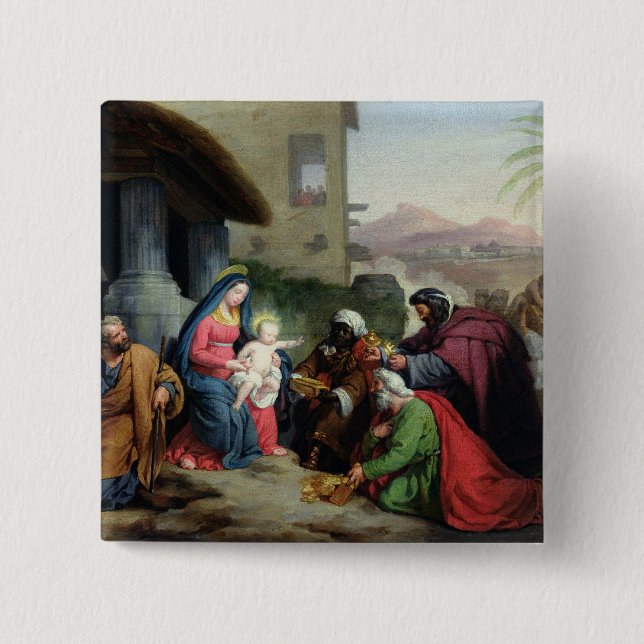 Die Verehrung der Weisen, c.1833-36 Button (Vorderseite)