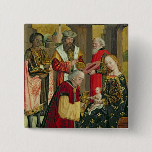 Die Verehrung der Weisen, vom Hauben-Altar Button