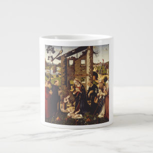 Die Verehrung des Kindes mit Heiligen und Spendern Jumbo-Tasse
