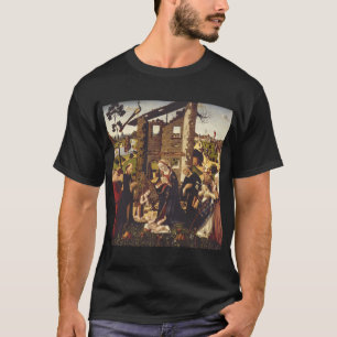 Die Verehrung des Kindes mit Heiligen und Spendern T-Shirt