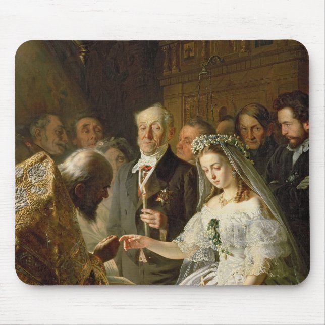 Die vereinbarte Heirat, 1862 Mousepad (Vorne)