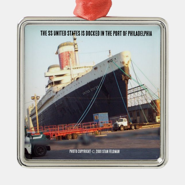 Die Vereinigten Staaten - Staaten Ornament Aus Metall (Vorne)