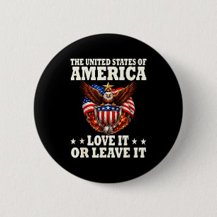 Die vereinigten staaten von amerika lieben oder ve button