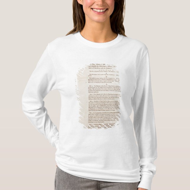 Die Verfassung der Vereinigten Staaten, 1787 T-Shirt (Vorderseite)