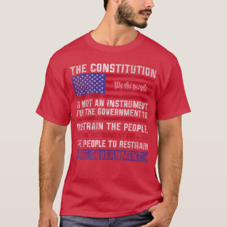 Die Verfassung ist ein Instrument US Patriotisches T-Shirt