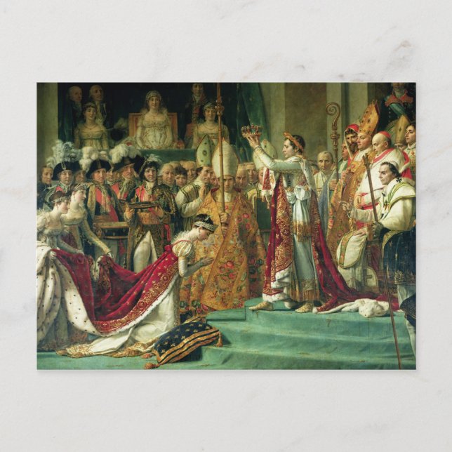 Die Verfolgung des Kaisers Napoleon Postkarte (Vorderseite)