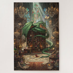Die vergessene Drachenbibliothek Fantasy-Kunst