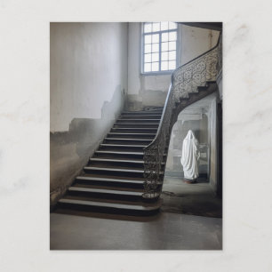 Die vergessenen, geistreichen Treppen Postkarte