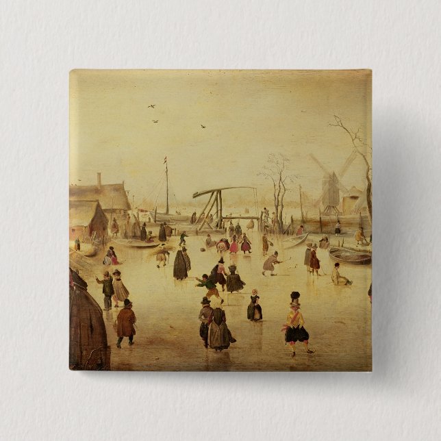 Die Vergnügen des Winters Button (Vorderseite)