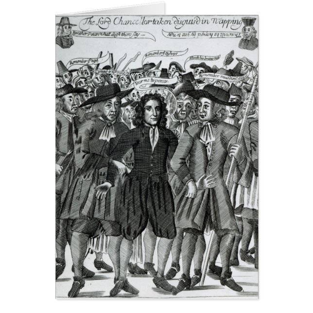 Die Verhaftung von Richter Jeffreys 1689 (Vorne)