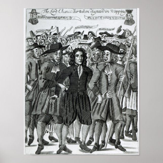 Die Verhaftung von Richter Jeffreys 1689 Poster (Vorne)
