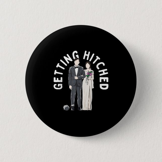 Die Verheiratete Ehefrau der Ehebride zu erlangen Button (Vorderseite)