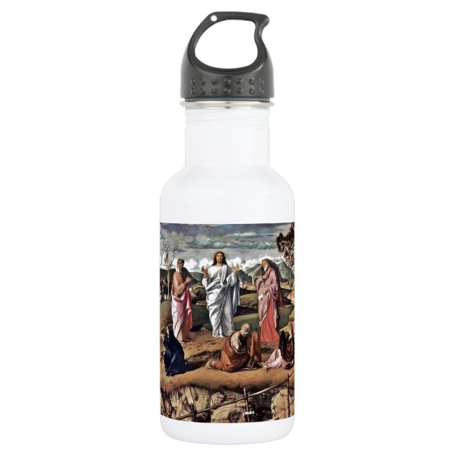 Die Verklärung Christi Bellinis Edelstahlflasche (Vorderseite)