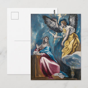 Die Verkündigung El Greco Postkarte