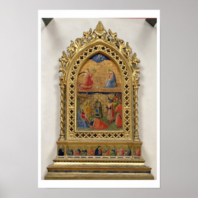 Die Verkündigung und die Verehrung der Magi (die Poster (Vorne)