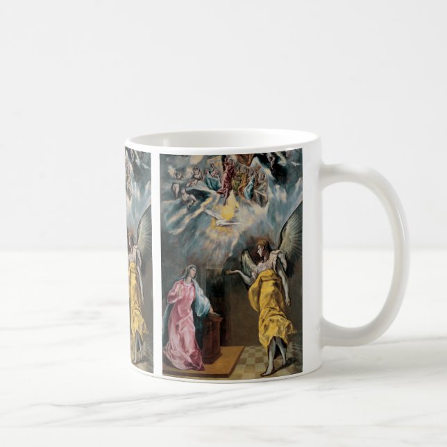 Die Verkündigung von El Greco Kaffeetasse (Rechts)