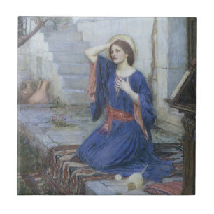 Die Verkündigung von John William Waterhouse Fliese