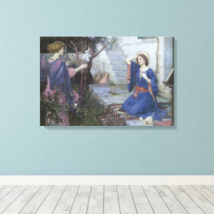 Die Verkündigung von John William Waterhouse Leinwanddruck