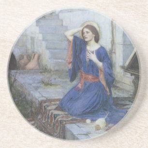 Die Verkündigung von John William Waterhouse Sandstein Untersetzer