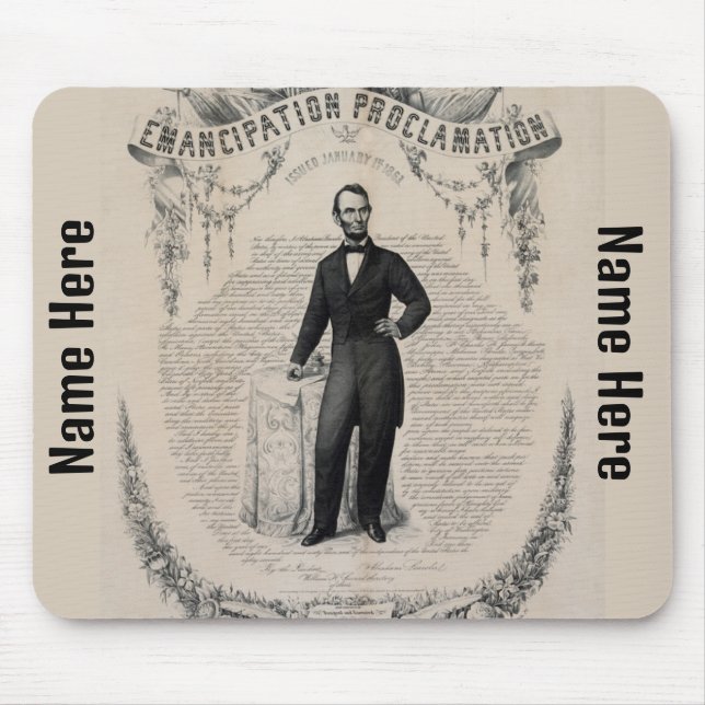 Die Verkündung der Emanzipation Mousepad (Vorne)