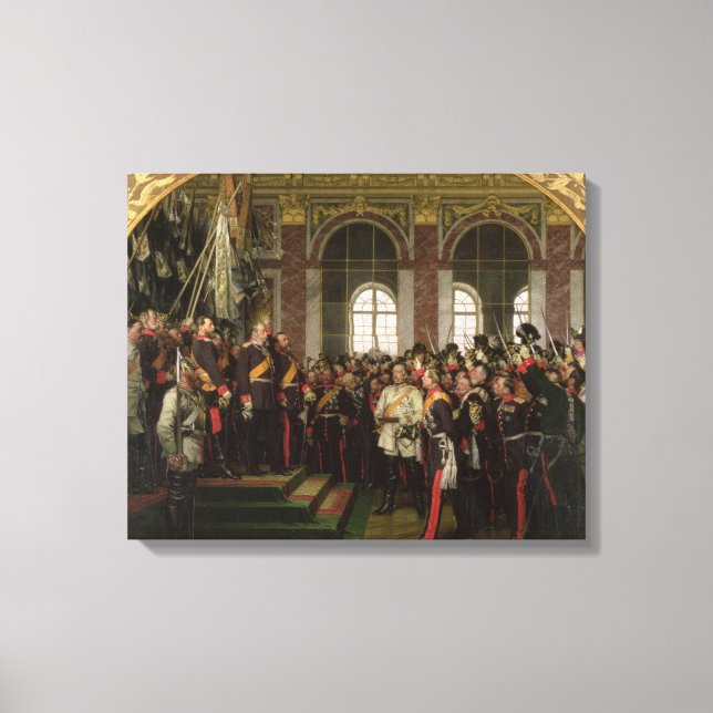 Die Verkündung Wilhelms Leinwanddruck (Vorderseite)