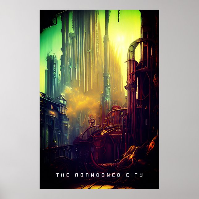 Die verlassene Stadt Poster (Vorne)